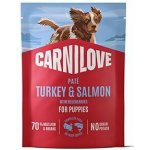 Carnilove Dog Paté Turkey&Salm.+Blueb.Puppy 300 g – Hledejceny.cz