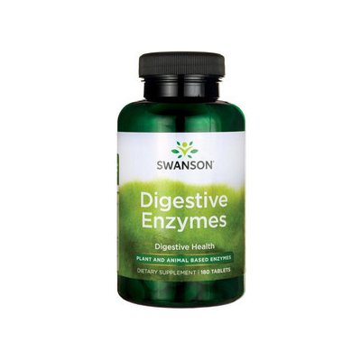 Swanson Digestive Enzymes 180 kapslí