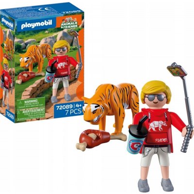 Playmobil 72089 Zoo: Tygr a návštěvník – Hledejceny.cz
