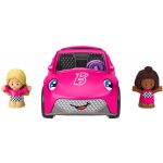 Fisher-Price Little People Barbie kabriolet se zvuky HJN53 – Hledejceny.cz