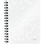 Leitz Wow Kroužkový blok bílý linkovaný A5 – Zboží Dáma
