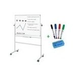 Supraviz Magnetická tabule oboustranná mobilní 120x90 cm – Zboží Živě