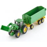 Siku 1843 John Deere s čelním nakladačem a přívěsem 1:87 – Hledejceny.cz