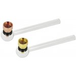 Wildfire Šlukovka skleněná Transparent 12cm – Zboží Dáma