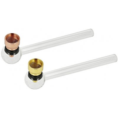 Wildfire Šlukovka skleněná Transparent 12cm – Zboží Dáma