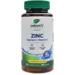 Natures Finest Nutrisslim Zinc + selen + vitamin C 30 kapslí – Hledejceny.cz
