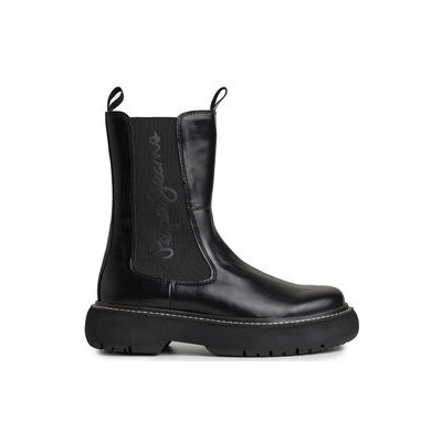 Pepe Jeans polokozačky PLS50504 black