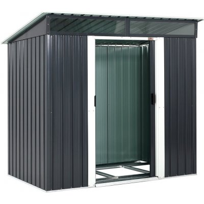 Gardebruk 993483 Zahradní domek na nářadí L 196 x 122 x 180 cm antracit – Zboží Dáma