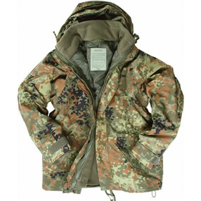 Bunda Mil-tec US s vložkou fleece flecktarn – Hledejceny.cz