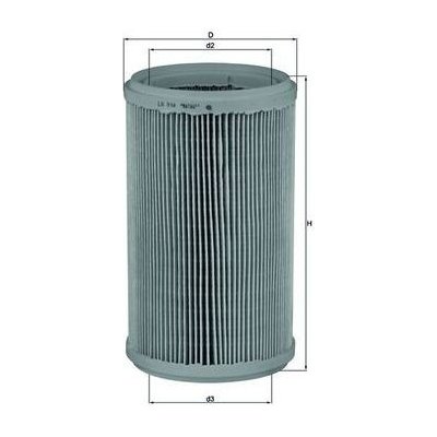Vzduchový filtr MAHLE LX 914 – Hledejceny.cz