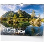 Nástěnný Baloušek Světové národní parky 2026 – Sleviste.cz