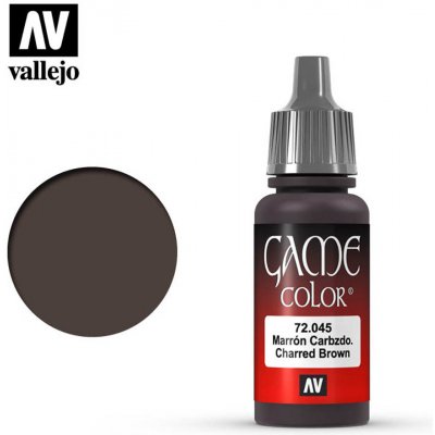 Vallejo: Game Color Charred Brown 17ml – Zboží Živě