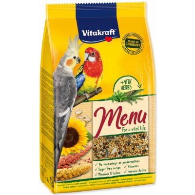 Vitakraft Menu Střední papoušek 1 kg – Hledejceny.cz