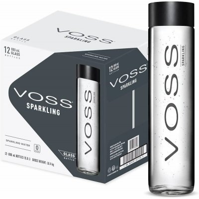 VOSS perlivá voda Sklo 12 x 800 ml – Hledejceny.cz