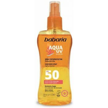 Babaria Sun Aqua UV opalovací spray SPF50 200 ml