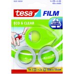 Tesa Mini odvíječ na prst s 2ks čiré pásky ECO&CLEAR zelený 10 m x 19 mm – Zboží Mobilmania