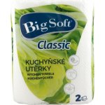 Big Soft Classic 2 vrstvy kuchyňské papírové utěrky, 2 x 51 útržků, 2 role – Zbozi.Blesk.cz
