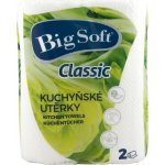 Big Soft Classic 2 vrstvy kuchyňské papírové utěrky, 2 x 51 útržků, 2 role – Zboží Dáma