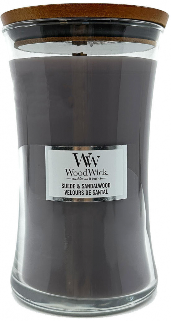 WoodWick Suede & Sandalwood 609,5 g