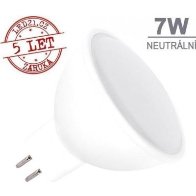 Optonica LED žárovka MR16 7W, P20, 600lm, Neutrální bílá – Zbozi.Blesk.cz