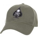 Čepice Rothco Baseball Death Spade zelená – Zboží Dáma
