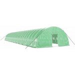 vidaXL s ocelovým rámem Zelený 144 m² 24x6x2,85 m – Zboží Dáma
