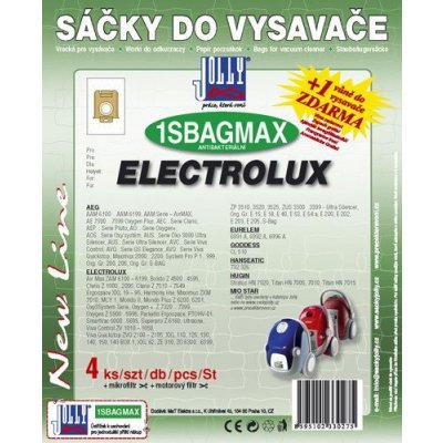 Jolly ELECTROLUX E 201B 1SBAG MAX 4ks – Zbozi.Blesk.cz