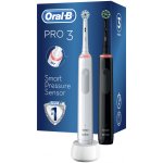 Oral-B Pro 3 3900 Duo Black & White – Zboží Mobilmania