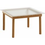 Hay Kofi 60 x 60 cm Solid Oak žebrované sklo – Sleviste.cz