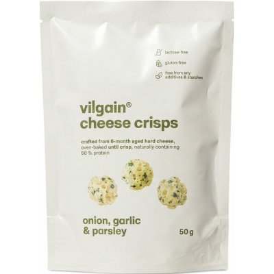 Vilgain Sýrové křupky Cibule česnek a petržel 50 g – Zboží Dáma