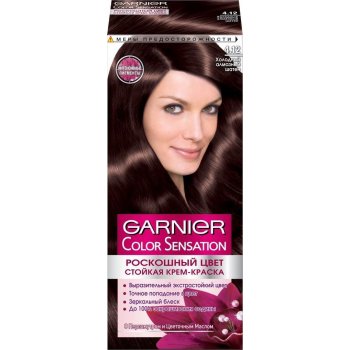 Garnier Color Sensation 4.12 diamantová hnědá