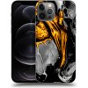 Pouzdro a kryt na mobilní telefon Pouzdro Picasee ULTIMATE CASE Apple iPhone 12 Pro - Black Gold