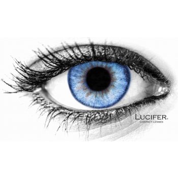 Lucifer Barevné čočky - nedioptrické - Jolie Blue 2 čočky