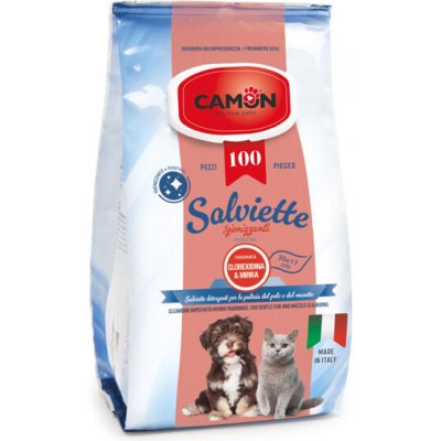 Camon Vlhčené utierky na zvieratá s dezinfekčným účinkom 100 ks – Zboží Dáma