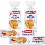 ROBERTO Mini pšeničné rohlíky na hot dogy 8 x 37.5 g – Zboží Dáma