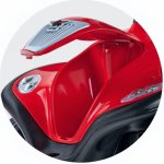 BIG auto Next 2.0 Bobby Car Red červeno-černé se zvukem světlem a speciálním nárazníkem od 12 měsíců – Hledejceny.cz