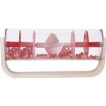 Classic world Dešťová hůlka s kuličkami červená – Zboží Dáma