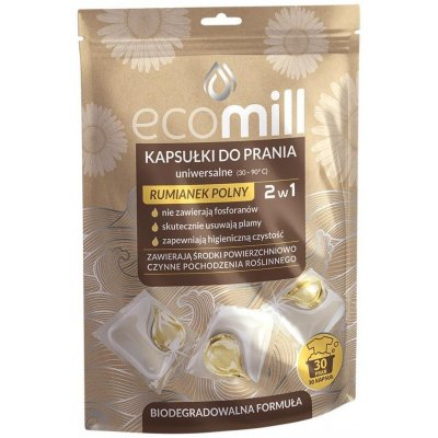 ECO Mill DUO 2v1 kapsle na praní s heřmánkem 30 ks – Zboží Mobilmania