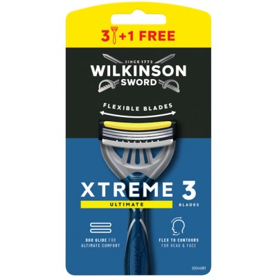 Wilkinson Sword Xtreme 3 Ultimate Plus 4 ks – Zboží Mobilmania