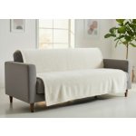 Mybesthome Přehoz na sedačku - pohovku - deka LOREN bílá 170x210 cm – Sleviste.cz