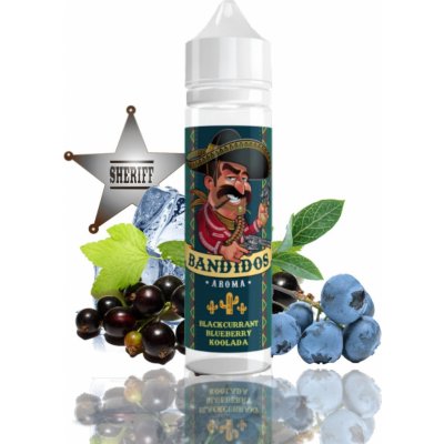 Bandidos Blackcurrant Blueberry Koolada Shake & Vape 10 ml – Zboží Mobilmania