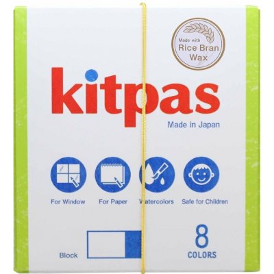 Kitpas Block hranaté voskové pastelky 8 ks – Hledejceny.cz
