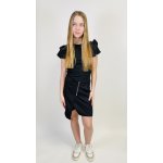 Reporter Young dívčí černá minisukně s ozdobným zapínáním vpředu černá – Zboží Dáma