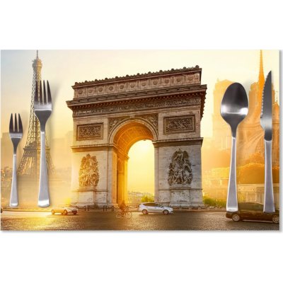 Sablio Prostírání Paříž Vítězný oblouk 40x30cm – Zboží Mobilmania