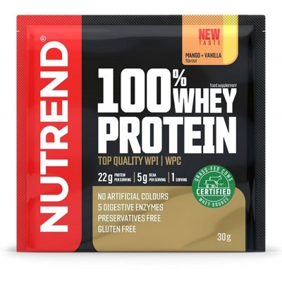 NUTREND 100% Whey Protein 30 g – Zboží Mobilmania