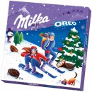 Milka Oreo Adventní kalendář z mléčné čokolády a sušenek 280g