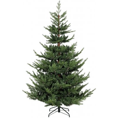 HOMCOM Vánoční stromek HOMCOM, umělá jedle, realistický vzhled, rychlá montáž, plast, zelená, 140 x 140 x 210 cm – Hledejceny.cz