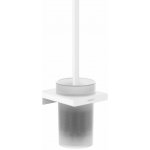 Hansgrohe AddStoris WC štětka nástěnná matné sklo bílá mat 41752700 – Sleviste.cz