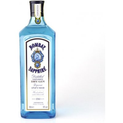 Bombay Sapphire 47% 1 l (holá láhev)