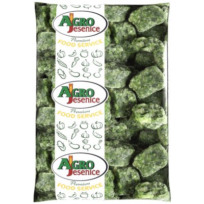 Agro Jesenice Špenát listový mražený – porce (50g) 2,5kg – Hledejceny.cz